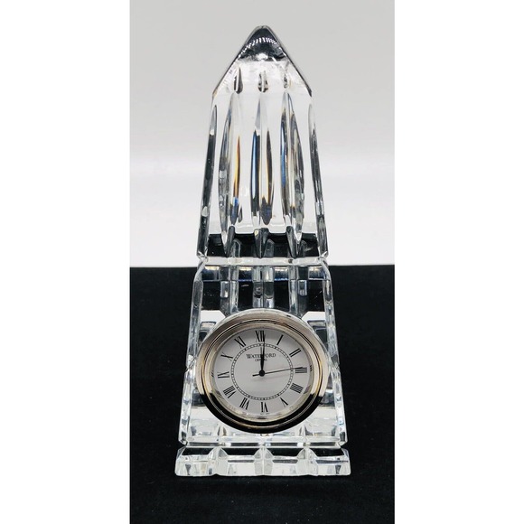 Waterford Wall Decor Waterford Crystal Obelisk Pyramid Tower Clock